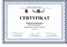 20191117-Paulina_Hnatusko_i_medycyna-certyfikat
