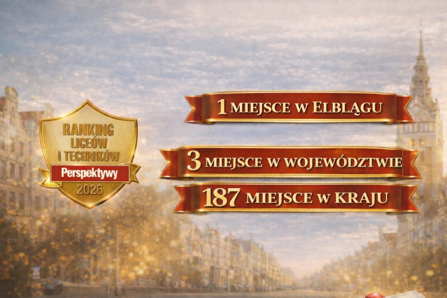 Ranking liceów w Elblągu 2026